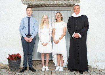 Konfirmander Vive kirke 8. august 2021
